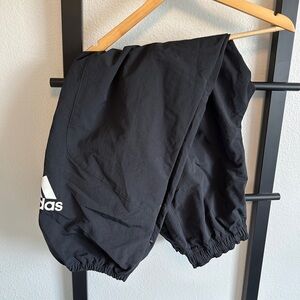 Adidas Black Jogger swishy Pants